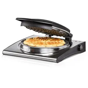 Rommelsbacher WA 1000E vaffeljern 5 vaffel vafler Rustfrit stål 1000 W