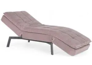 Daybed Gæsteseng i velour 181 x 78 cm - Mat pink