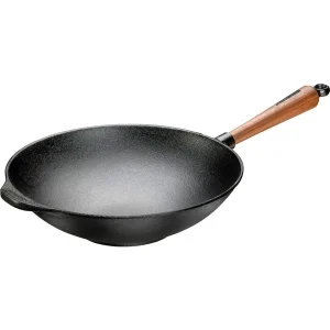 Skeppshult Wokpande 32 cm valnøddehåndtag