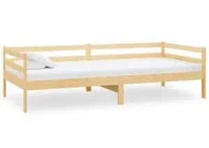 vidaXL 90x200 cm massivt fyrretræ