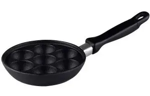 Funktion Æbleskivepande, støbejern