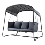 Cane-Line Cave swing sofa, farve i grafit