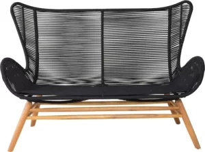 TINGELING, UDENDØRS 2-PERSONERS SOFA, AKACIETRÆ