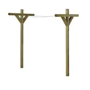 Plus trykimprægneret nåletræ 70x70x2700mm 18422-1