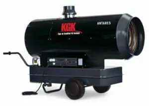 Varmekanon med skorsten Antares 100