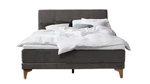 Jensen J4 Lean boxelevationsseng 210x210 cm med helt betræk