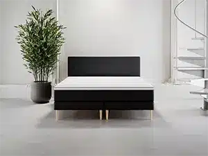 Nordkap Linen (Sort) - 210x210 cm