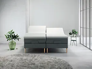 Stockholm Linen Elevation (Antracit) - 210x210 cm