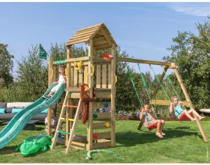Jungle Gym Safari legetårn med gyngemodul